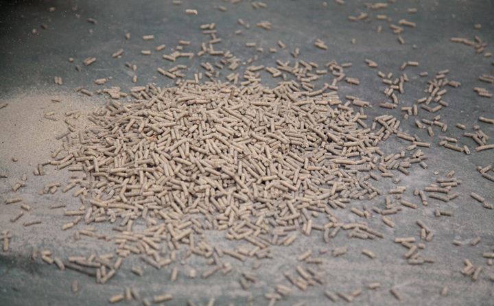 木屑制粒機(jī)的顆粒燃料.JPG 木屑制粒機(jī)的顆粒燃料.JPG